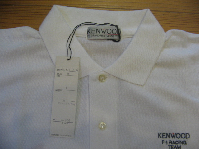 日本製●ケンウッド製／正規 マクラーレンF1・ポロシャツ ・フリーサイズ／稀少・新品●_画像3