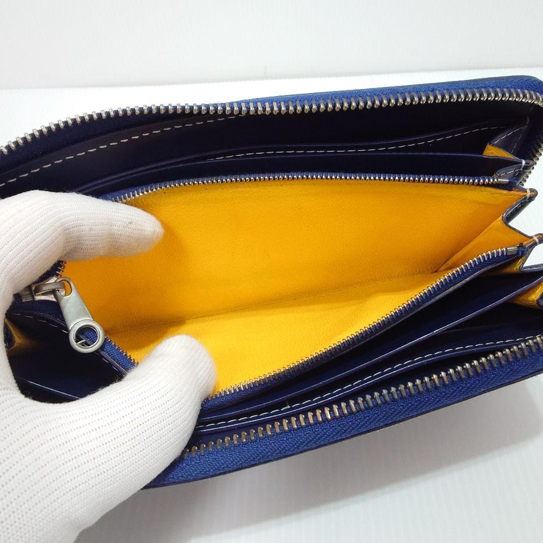 GOYARD ゴヤール マティニョンGM ヘリンボーン柄 ウォレット 長財布-