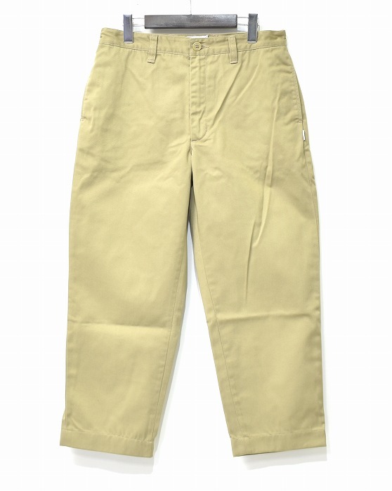 WTAPS (ダブルタップス)KHAKI TROUSERS. COPO. TWILL 191WVDT-PTM01 カーキトラウザーズ コットンツイル チノパンツ ワーク ミリタリー