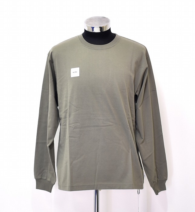 WTAPS（ダブルタップス）HOME BASE LS / TEE. COPO 201ATDT-CSM12 ホームベース ボックス ロゴ 長袖 Tシャツ カットソー ロンTee クルー S_画像1