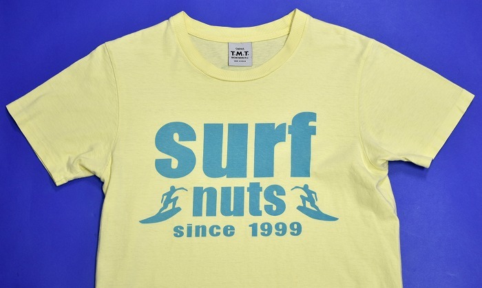 TMT （ティーエムティー） S/S 19/1 RAFI JERSEY SURF NUTS Tee 半袖 ラフィー天竺 半袖 Tシャツ LOGO ロゴ プリント Tシャツ BIGHOLIDAY_画像3