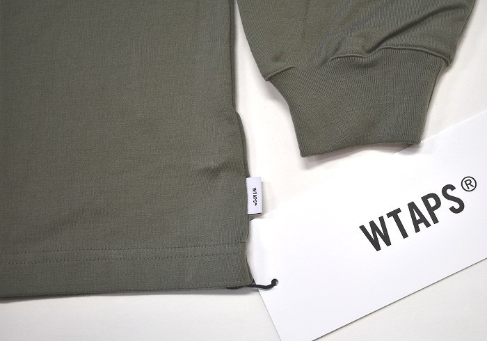 WTAPS（ダブルタップス）HOME BASE LS / TEE. COPO 201ATDT-CSM12 ホームベース ボックス ロゴ 長袖 Tシャツ カットソー ロンTee クルー S_画像6