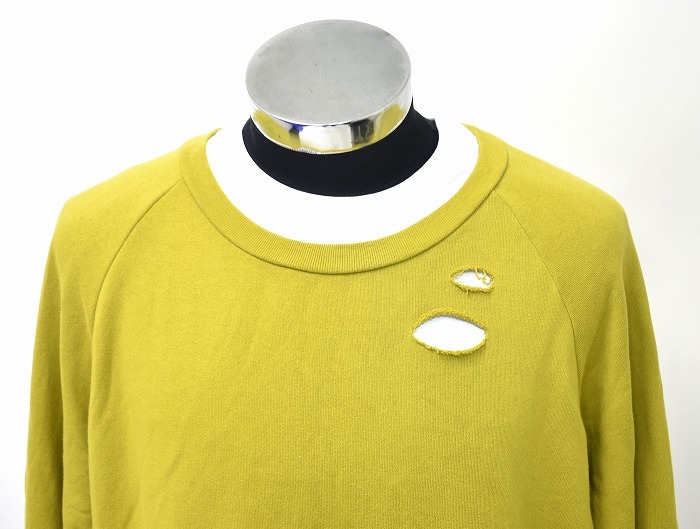 大放出セール】 ダメージ加工 SHIRT SWEAT DAMAGED Hendricks