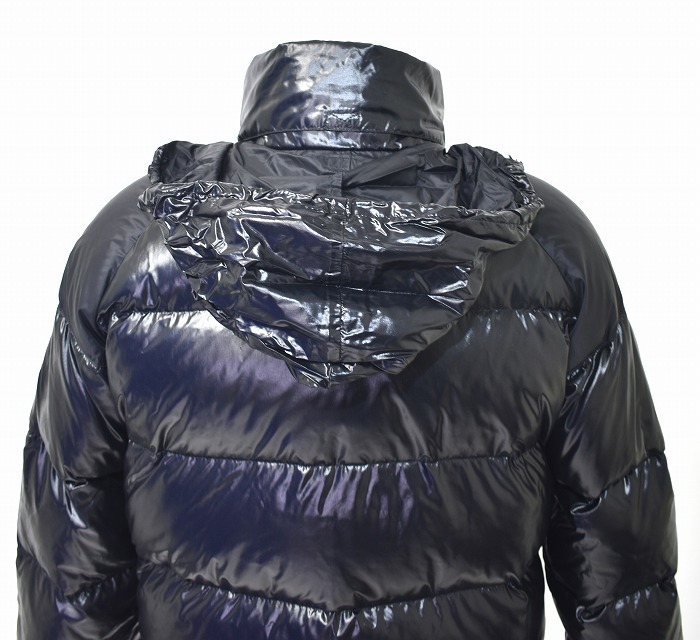 PYRENEX (ピレネックス) MYTHIC SHINY MEN DOWN JACKET ミシック シャイニー ダウンジャケット ブルゾン パーカ フード HOODIE BLACK S 黒_画像4