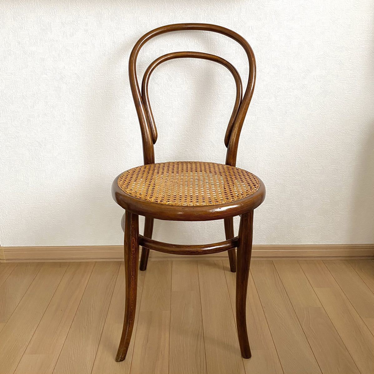 1900年代 THONET N.14 チェア 曲げ木 藤 トーネット 214 _画像1