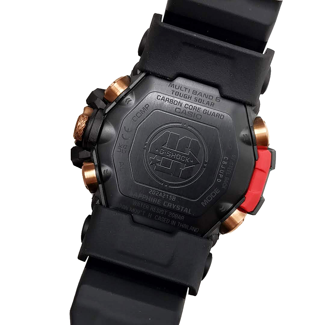 送料無料 超美品 カシオジーショック Gショック 腕時計 3針 GWG-2040FR 5678 電波ソーラー アナデジ メンズ_画像9