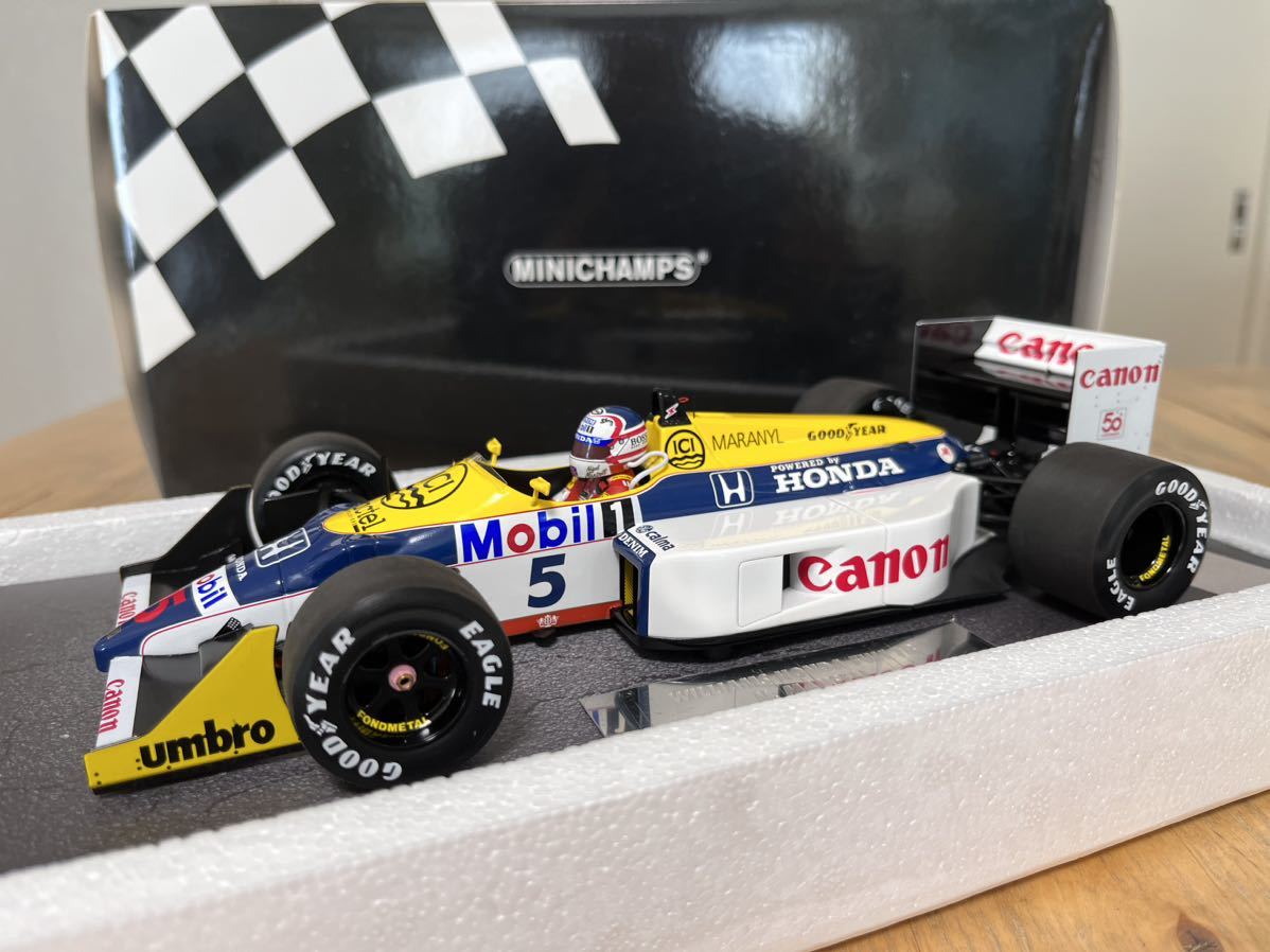 (希少】1/18 ウィリアムズホンダ FW11B ナイジェルマンセル 1987 British GP WINNERの画像2