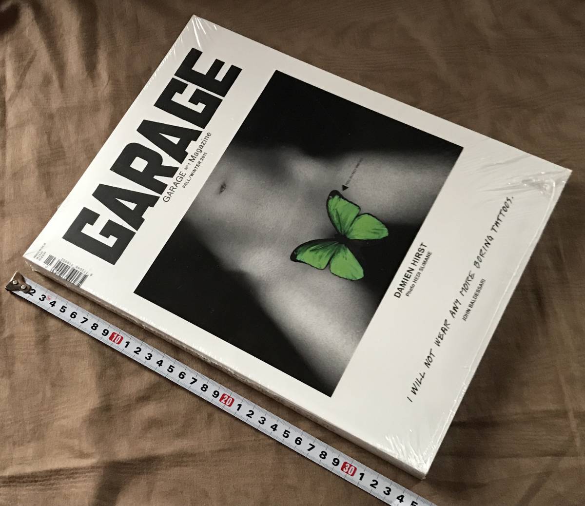 未開封品 GARAGE Magazine 創刊号 DAMIEN HIRST ダミアンハースト HEDI