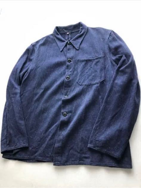 完売 VINTAGE German 40s 【貴重】 indigo Drillich Luftwaffe Euro