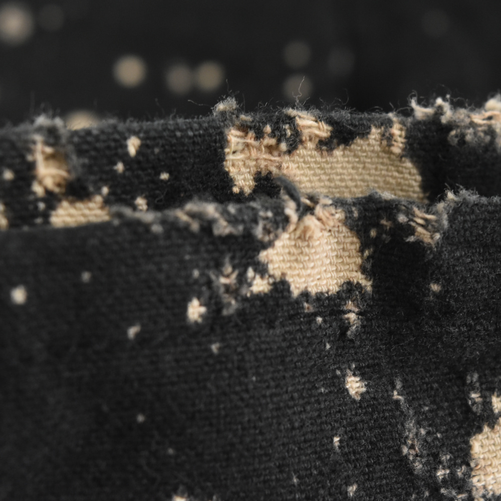  Raf Simons × осветлитель обработка Denim брюки джинсы черный 44