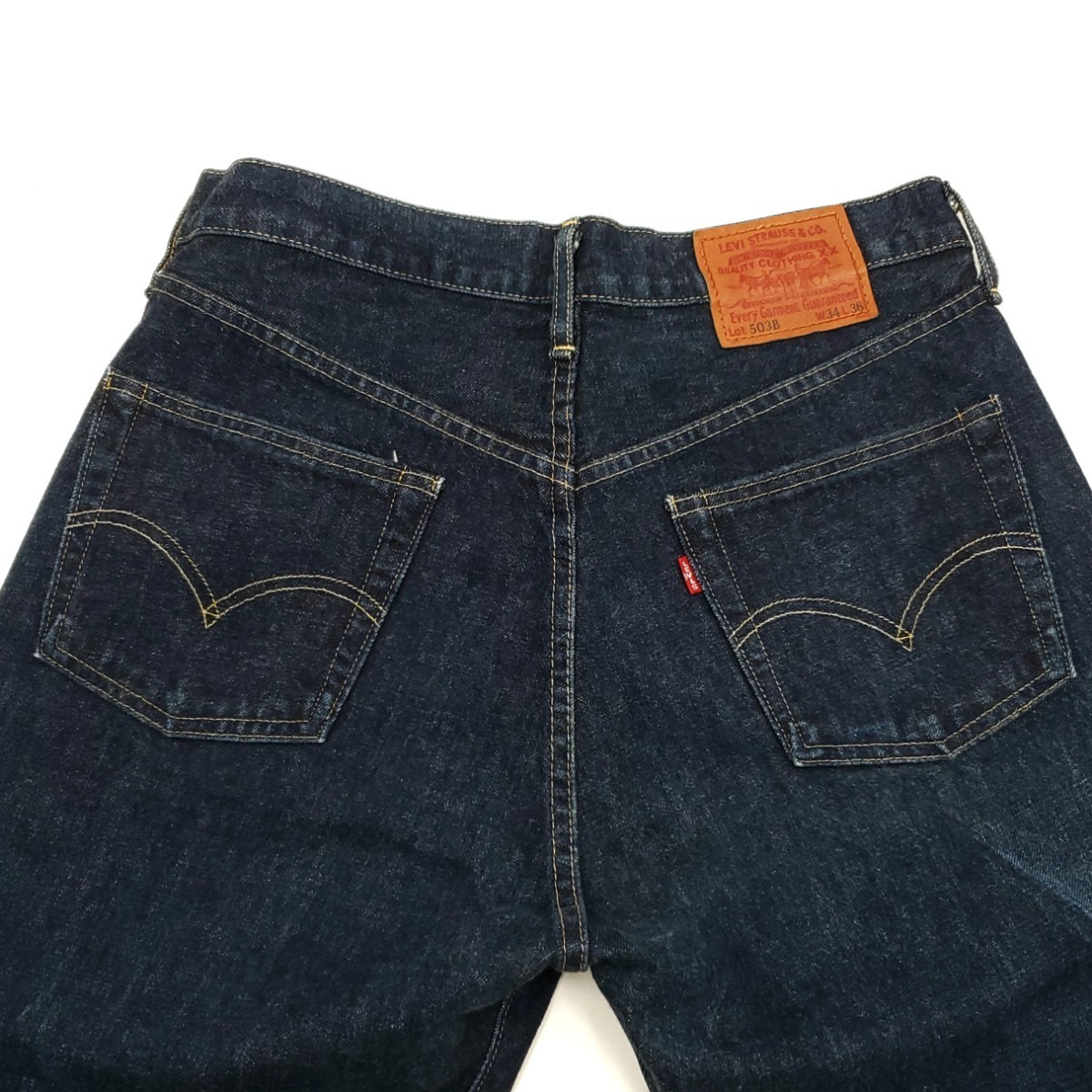 大きいサイズ濃紺◇Levi's 503BXX◇W34日本製ビンテージ復刻ジーンズ