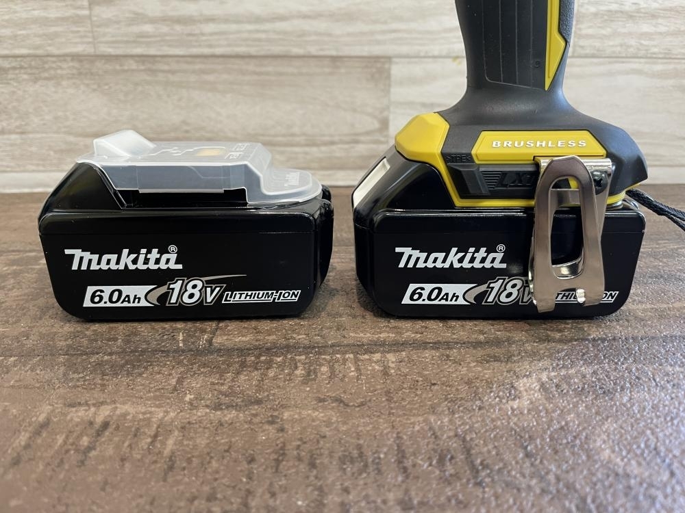 009▽未使用品・即決価格▽マキタ makita 充電式インパクトドライバ TD173DGXFY 18V6.0Ah バッテリー2個 