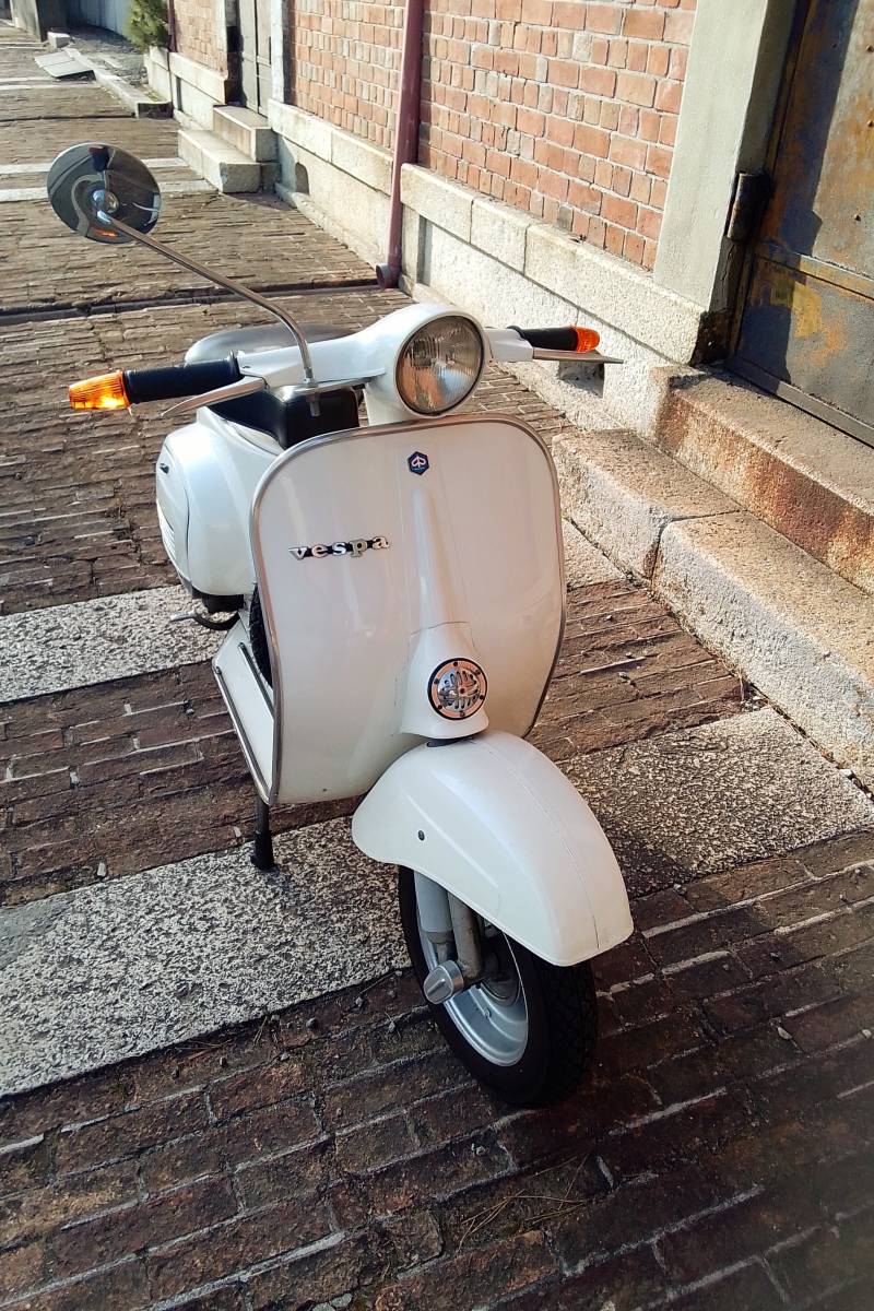 1979 年 vespa ベスパ 50 s 　再生産前 走行 2425km　オリジナルファーストペイント　バーンファインド　ヴェスパ　ピアジオ piaggio_画像4