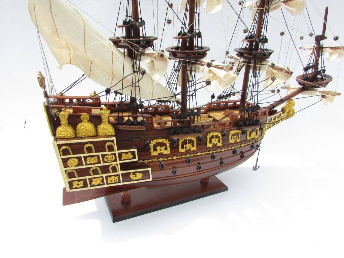 ●新品特価　豪華な帆船 ソブリン (Sovereign of the Seas) 50cmL 精密級完成品　_画像7
