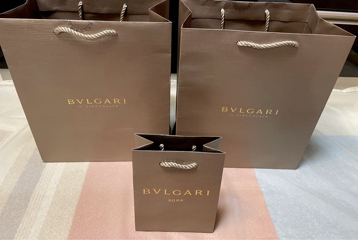 BVLGARI】ブルガリ ショップバッグ 紙袋６点セット｜Yahoo!フリマ（旧