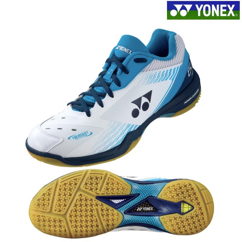 [SHB65Z3 725 22.5]YONEX( Yonex ) badminton shoes power cushion 65Z3 white / ocean blue new goods unused 2023 new work 