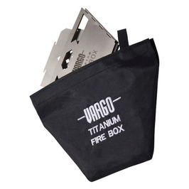 VARGO アウトドアストーブ FIRE BOX チタン製 収納袋付き T-319 コンロ バーゴ ファイヤボックス_画像4