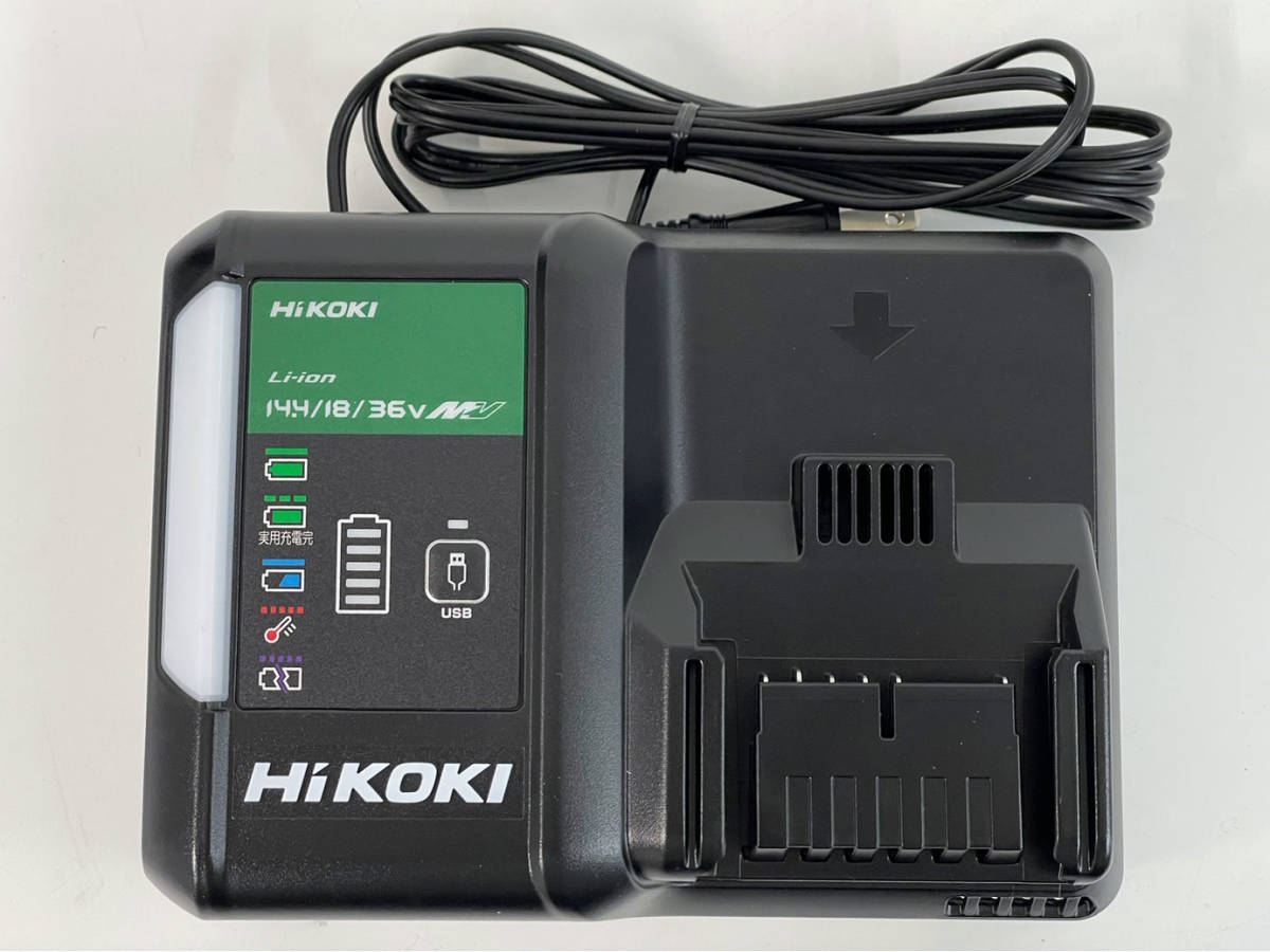 1000円スタート！！HiKOKI 36V インパクトドライバ WH36DC フォレストグリーン 36Vフルパワーのインパクト4点セット！_画像6