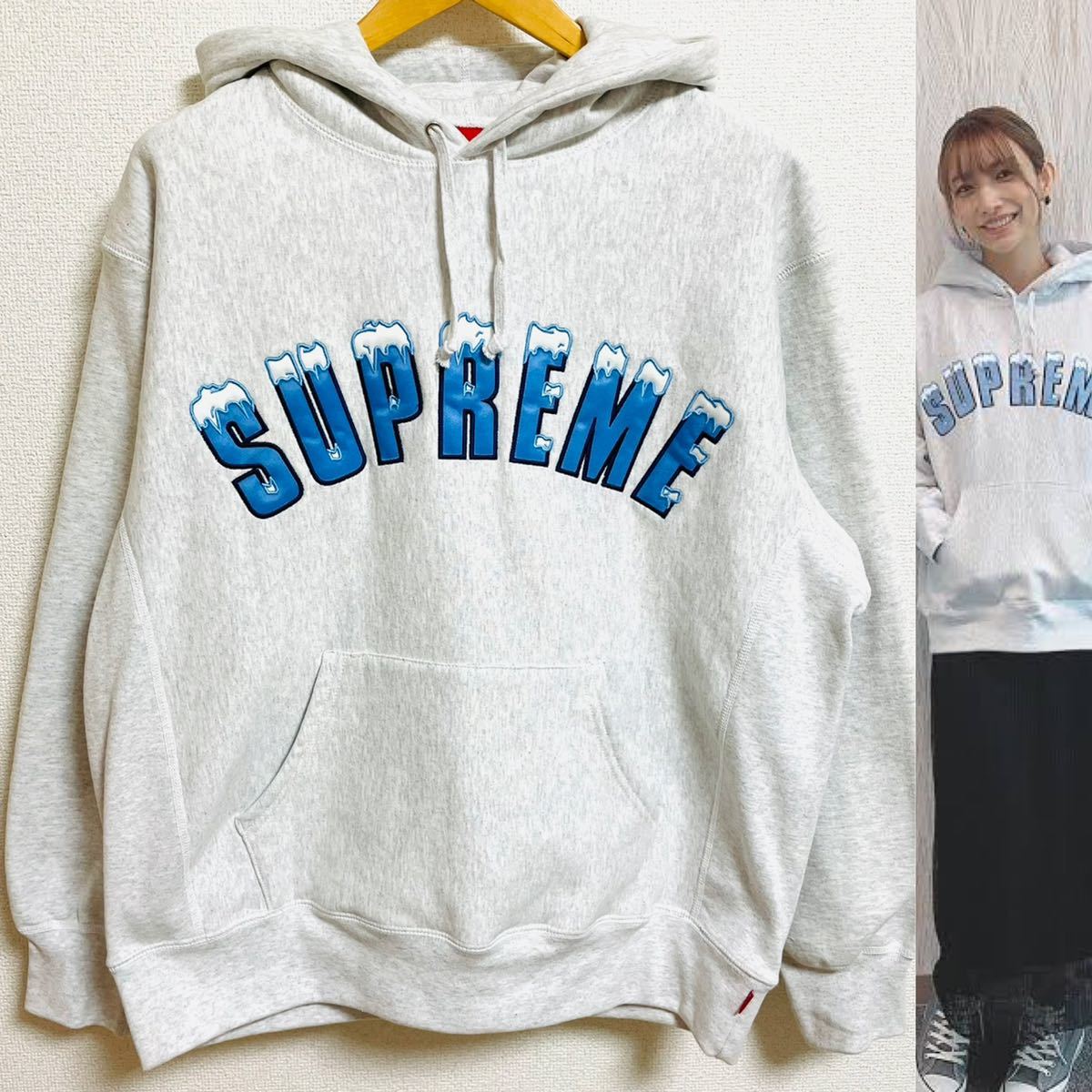 無料長期保証 Supreme Icy Arc supreme Hooded - Sweatshirt 後藤真希