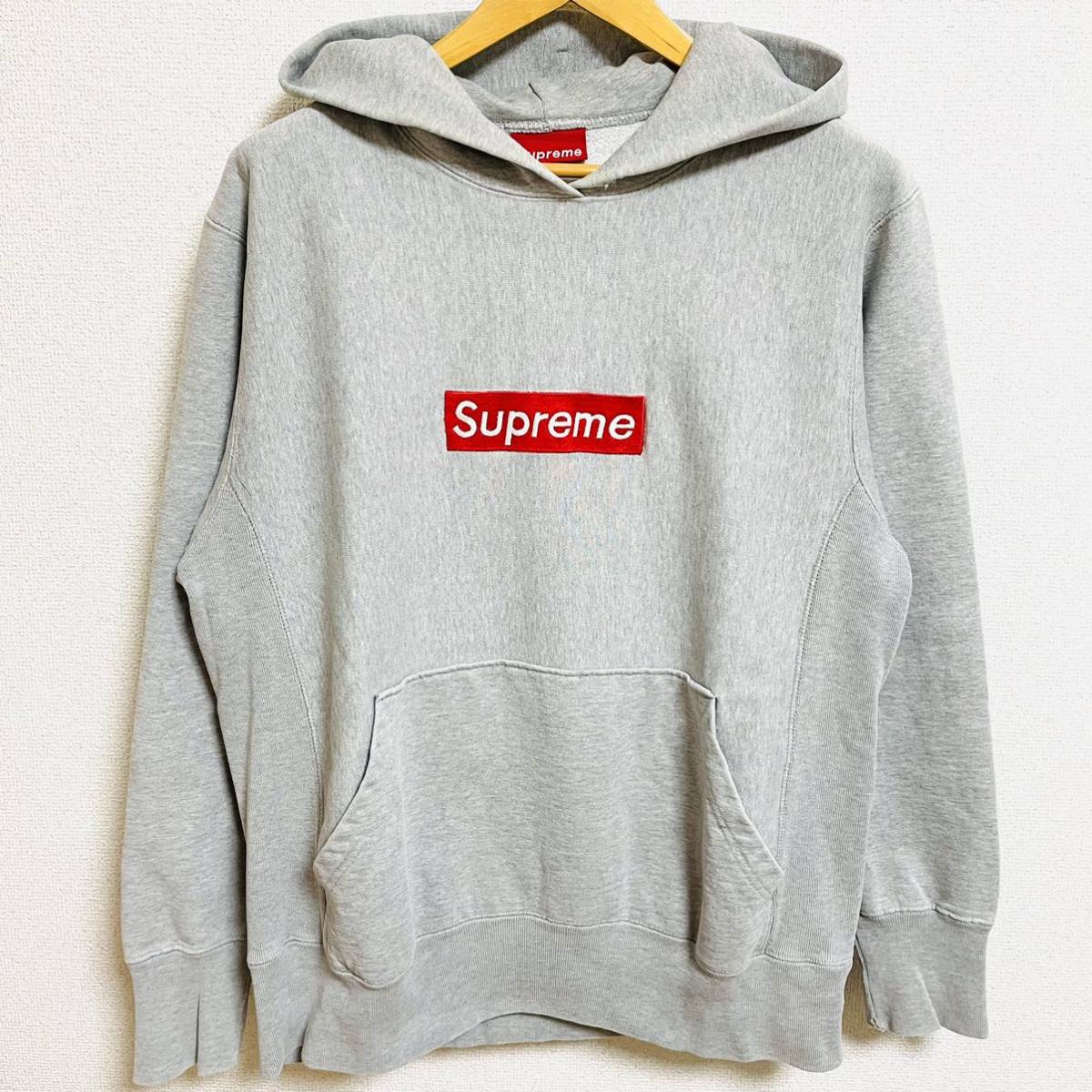 けます 激レア Supreme Box Logo Pullover Hooded Sweatshirt Heather