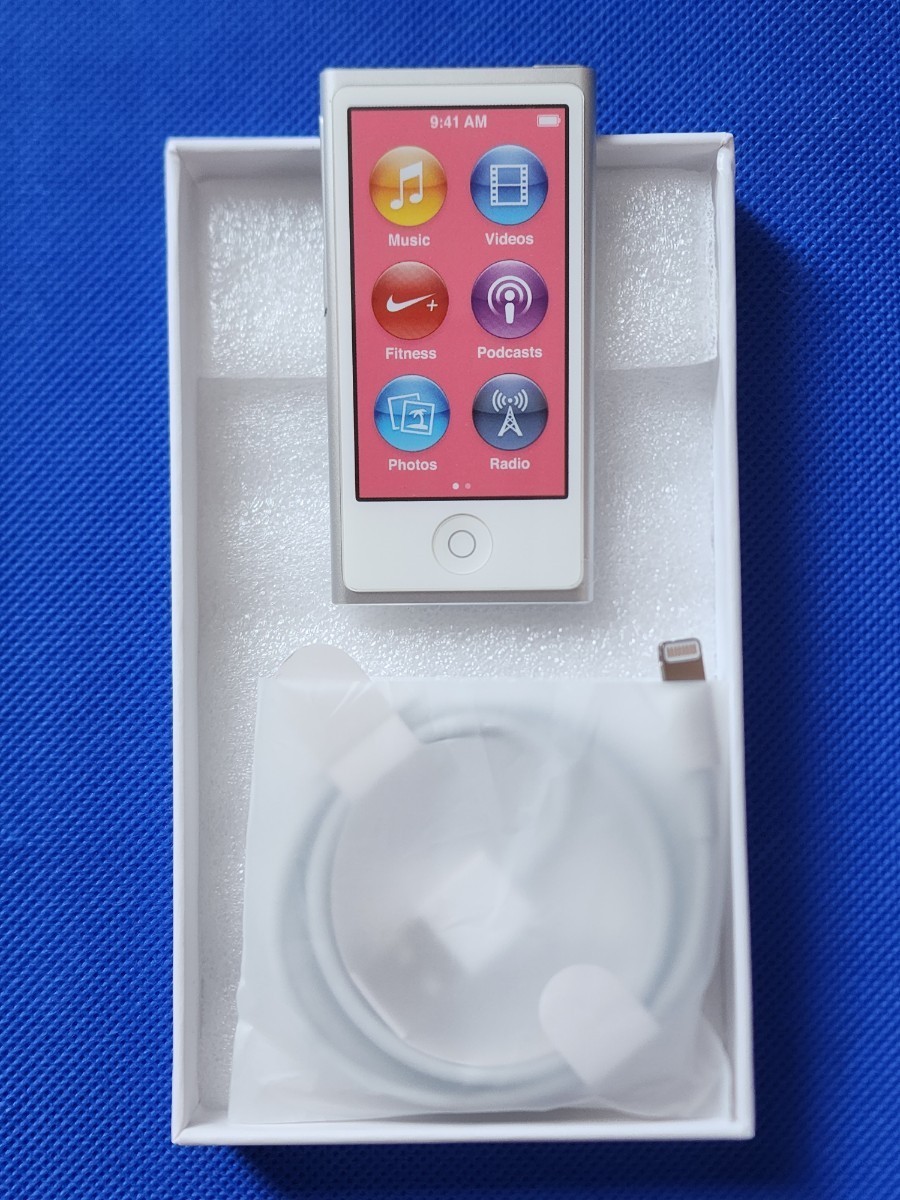 によりお ☆新品未使用 iPod nano 第7世代 16GB シルバー れています