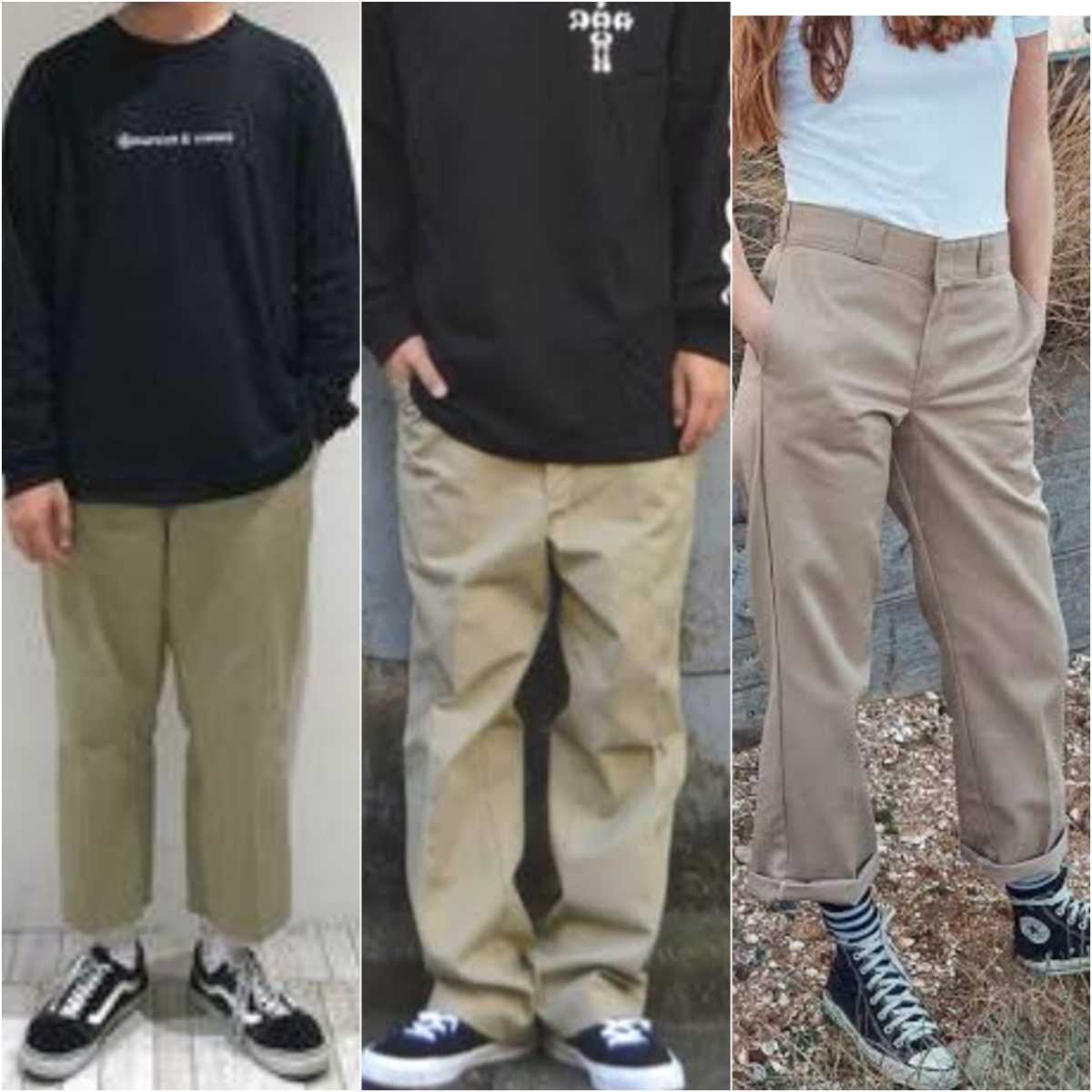 新品未使用 ディッキーズ ワークパンツ カーキ 874 KH 36×32 Dickies チノパン_画像4