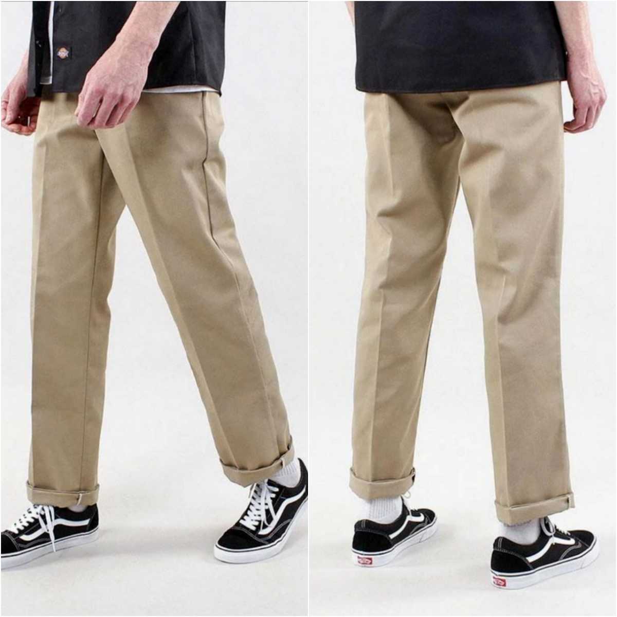 新品未使用 ディッキーズ ワークパンツ カーキ 874 KH 36×32 Dickies チノパン_画像2