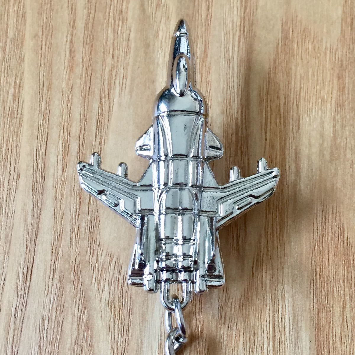  new goods BEAMS Combat plane type Silver Keyholder Beams fighter (aircraft) type silver key holder zinc alloy Stealth machine top Gamma -velik