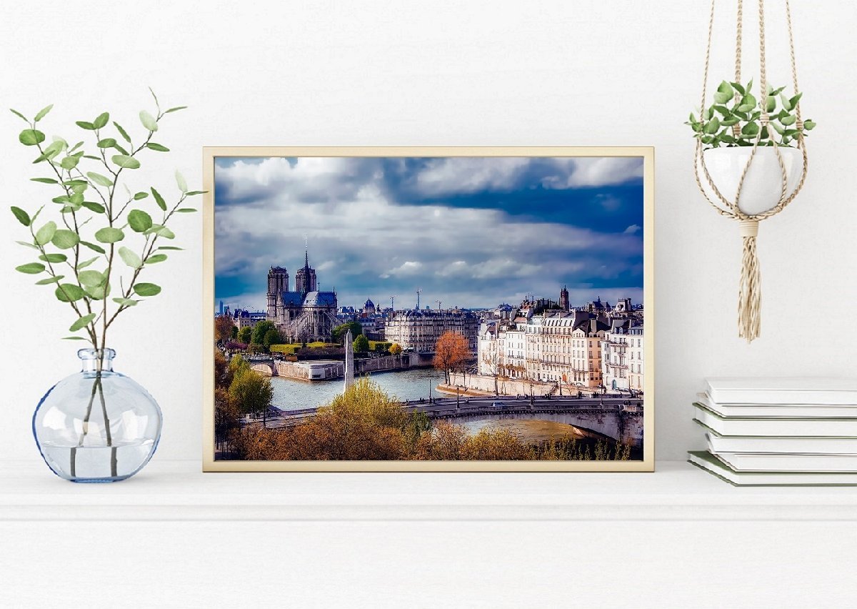 インテリアポスター フランス パリの風景 パリの街並み A3サイズ(297×420mm) as7_画像2