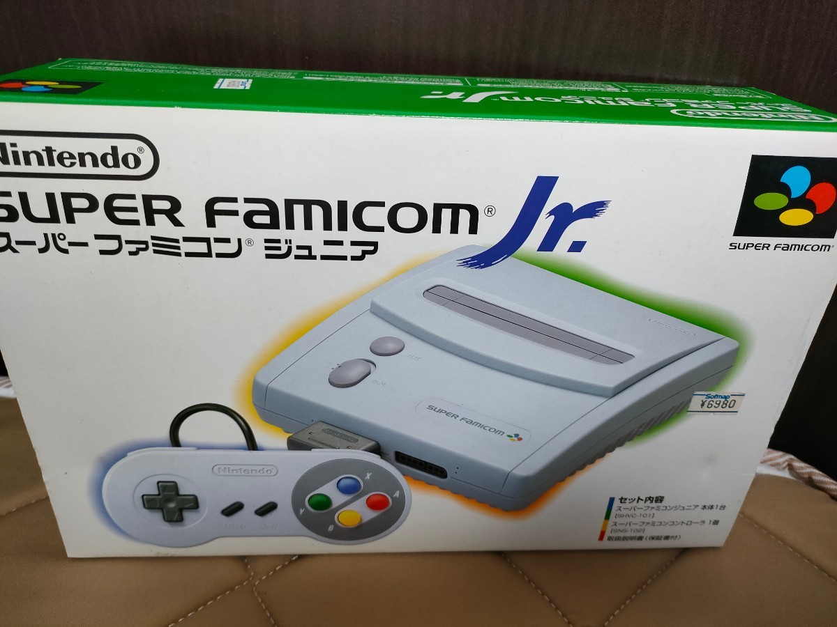 超希少】スーパーファミコンジュニア 本体セット【新品未使用未開封