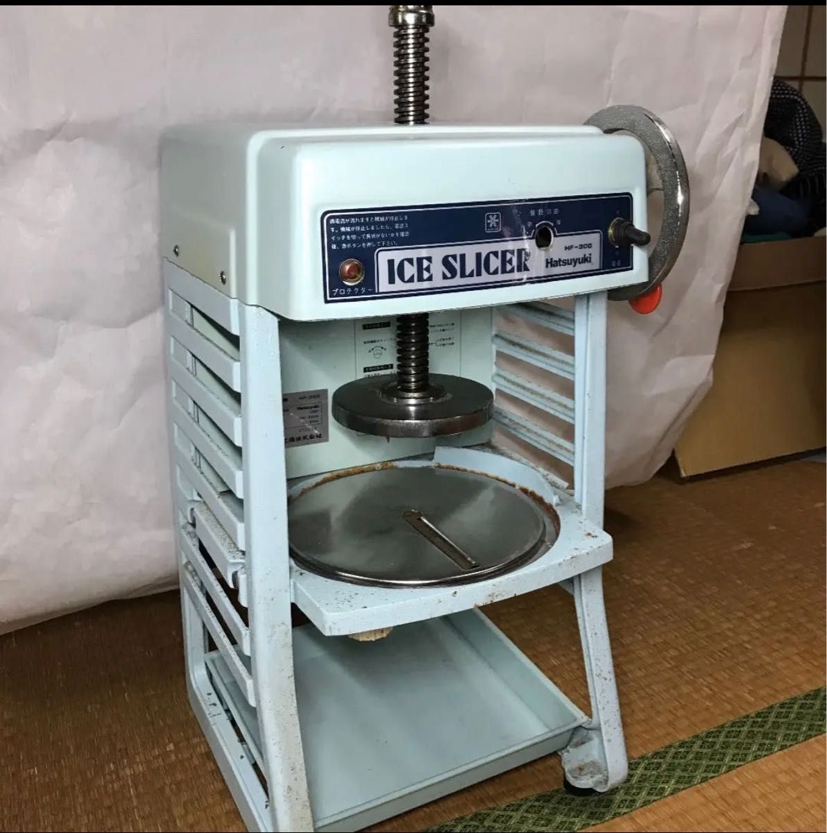 本格業務用かき氷機 初雪 アイススライサー 動作良好 - www