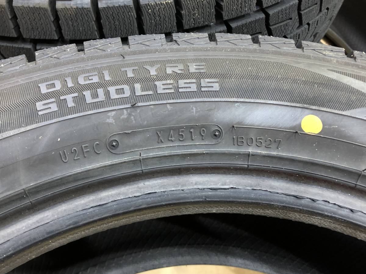 〇□DUNLOP WINTER MAXX SJ8 スタッドレスタイヤセット 225/60R17 2019年 中古品□〇_画像3