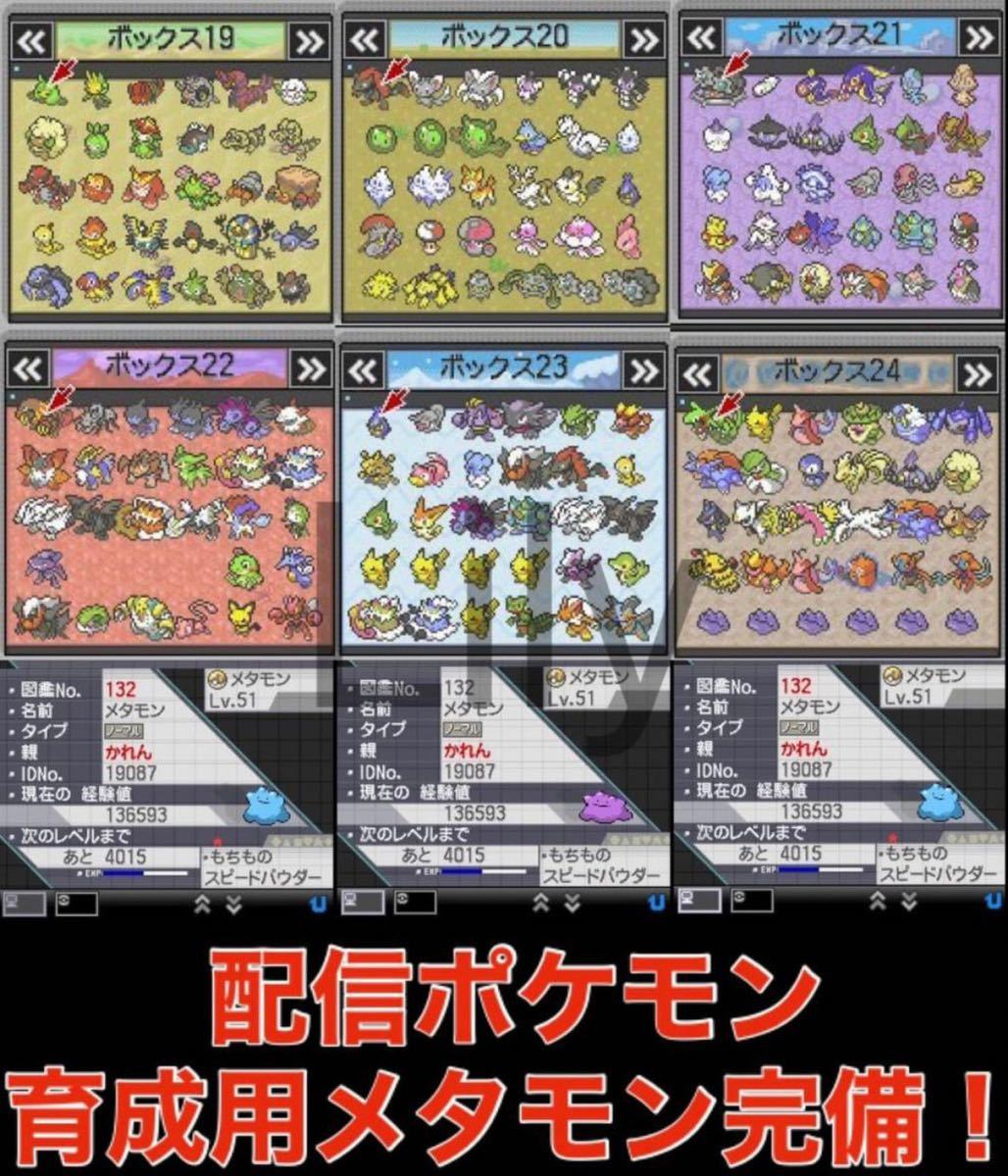 【ポケモン】ホワイト 配信 6vメタモン付き 道具完備 ポケットモンスター_画像6