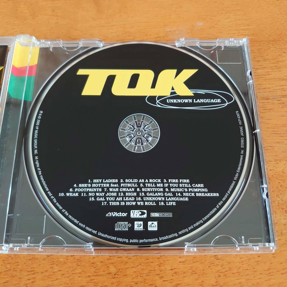 TOK / UNKNOWN LANGUAGE アンノウン・ランゲージ 国内盤 【CD】_画像3