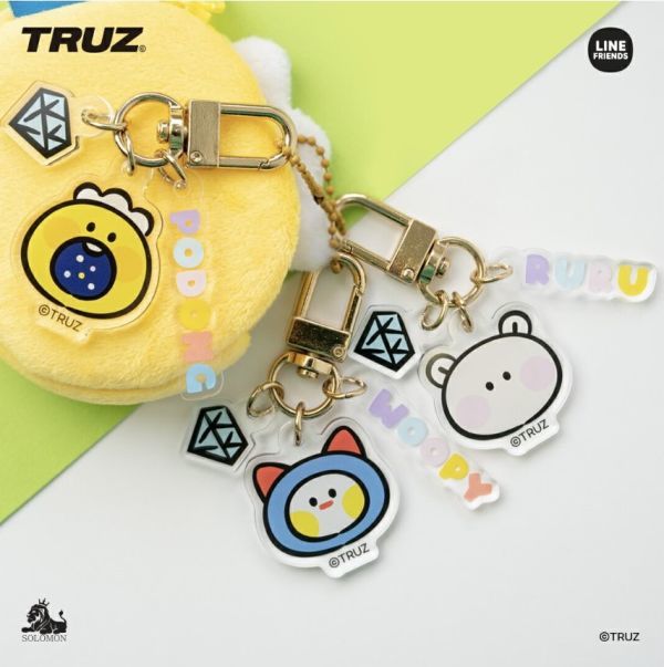 TRUZ 公式　minini PODONG ポドン　アクリルキーリング　韓国　K-POP☆TRUZ トラッズ　キーホルダー　_画像7