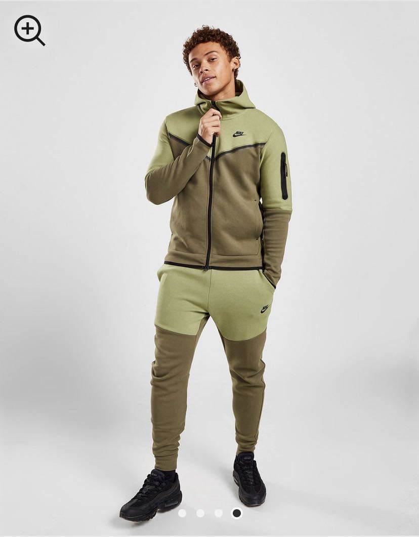 新品 日本未発売 海外正規品 NIKE TECH FLEECE セットアップ Sサイズ ALIGATOR OLIVE ナイキ テックフリース オリーブ  限定 レア