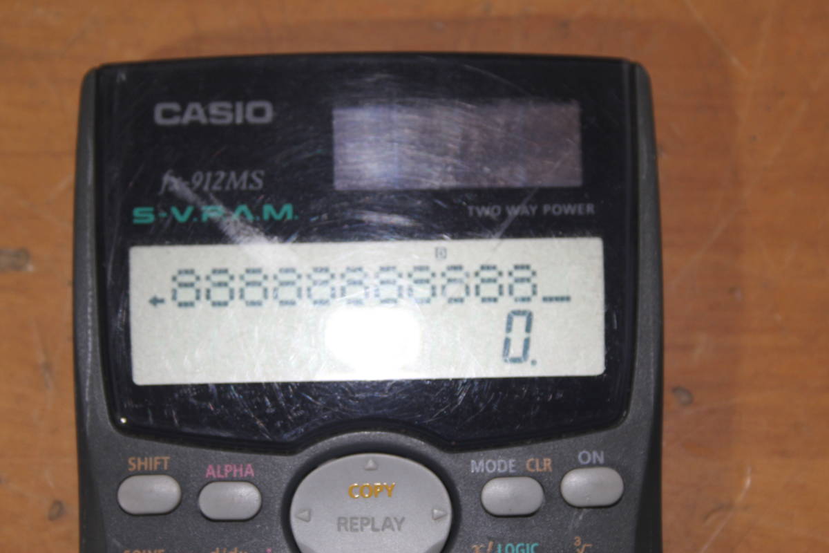 CASIO/ 関数電卓 FX-912MS_画像3