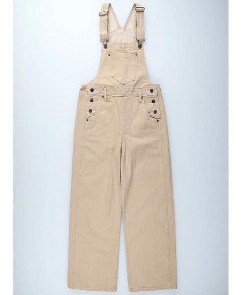  Levi's red lady's utility Denim overall S size regular price 19800 jpy beige LEVI\'S Red overall jeans 