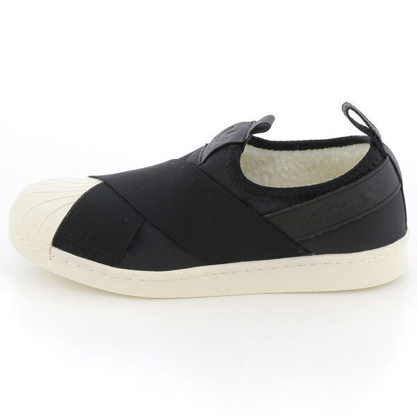  Adidas Originals super Star slip-on fleece 29.5cm black black Originals SS SLIPON FLEECE slip-on shoes shell tu