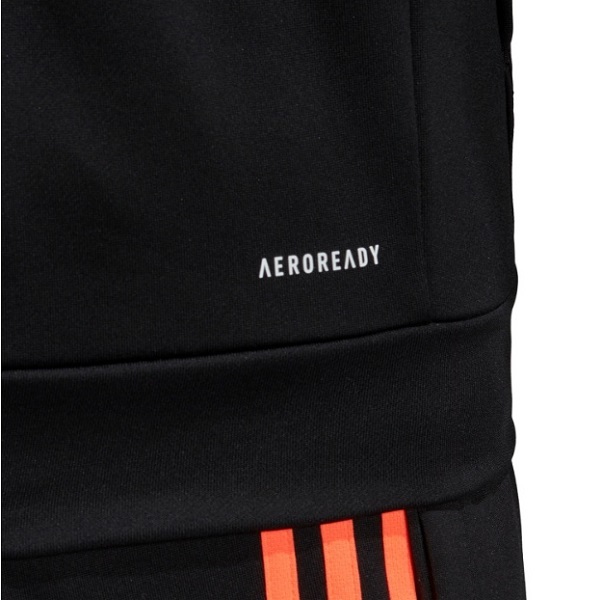アディダス メンズ アーバントラックスーツ Lサイズ ブラック/オレンジ 黒 フルジップフーディー＆パンツ ジャージ上下セット セットアップの画像8