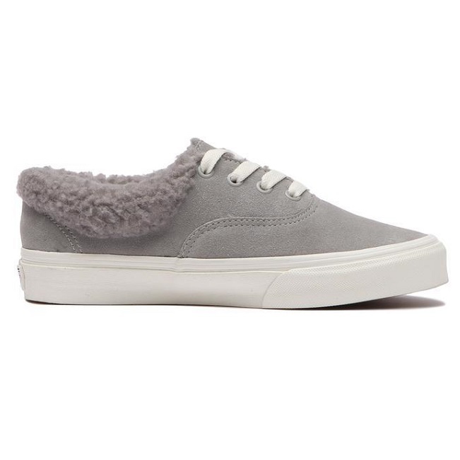  Vans подлинный Sherpa 24cm US6 серый VANS AUTHENTIC SHERPA Van z боа спортивные туфли 