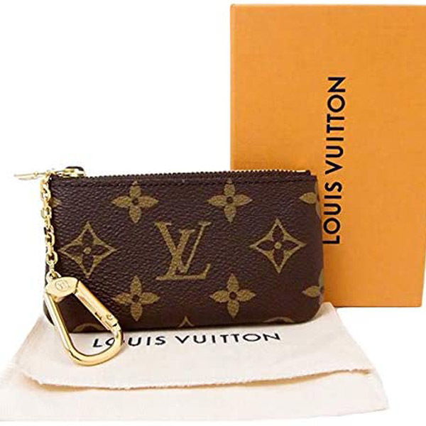 ルイヴィトン キーケース M62650 ポシェット・クレ モノグラム 小銭入れ兼用キーケース LOUIS VUITTON ブラウン ユニセックス 