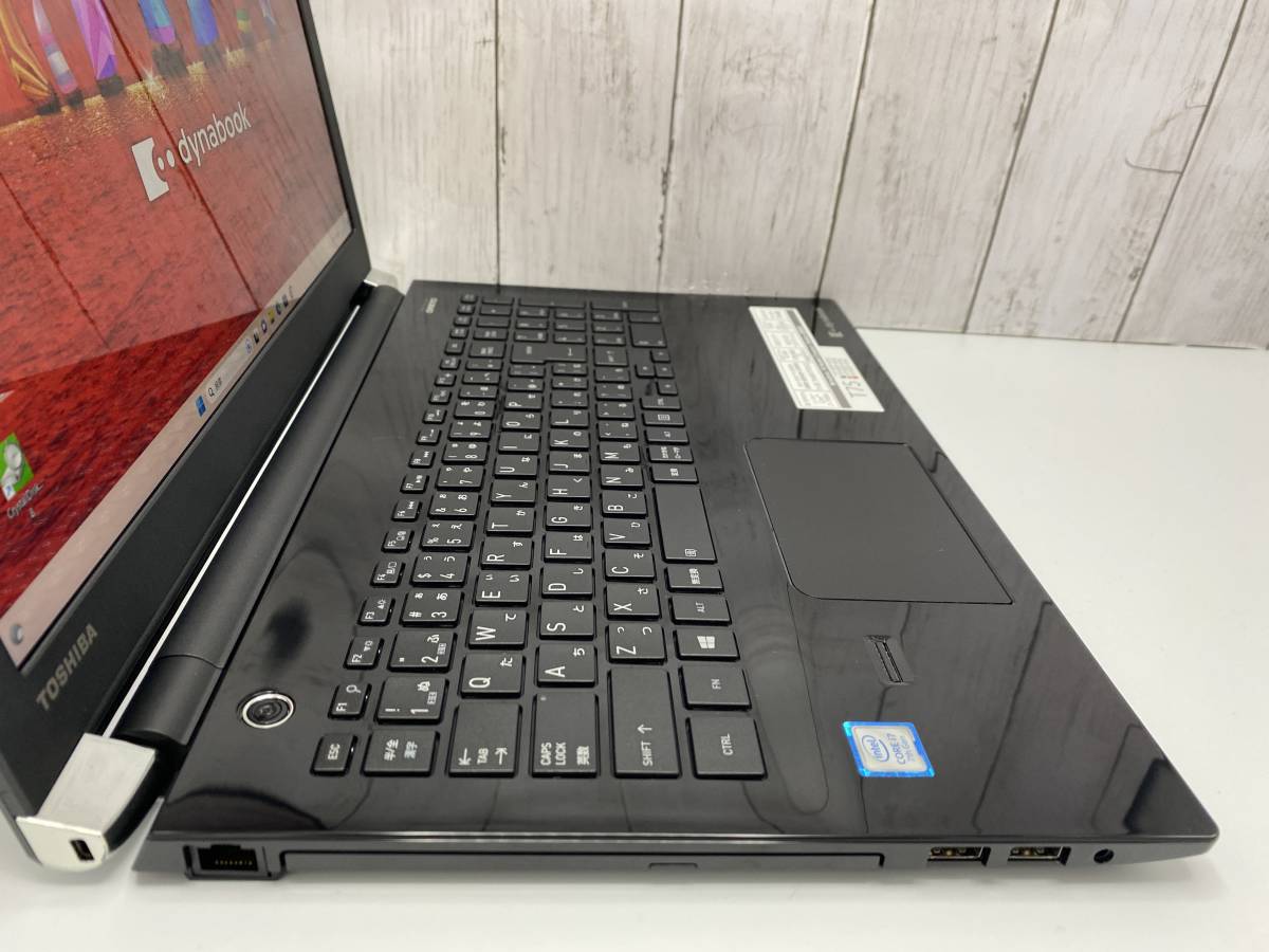 【最新OS Windows11】SSD1TB メモリ16GB 東芝 ノートPC T75/EB 第7世代Core i7-7500U Office Webカメラ Bluetooth LINE Zoom Blu-ray_画像5