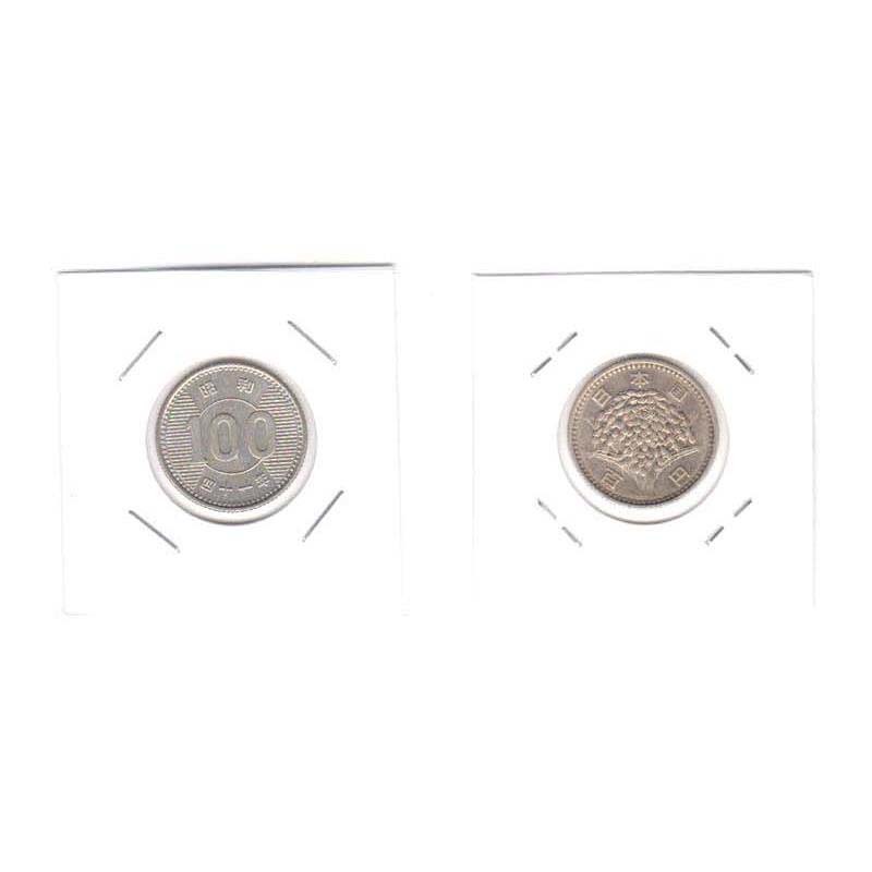 02-003-006 昭和41年銘 稲100円銀貨 美品_画像1