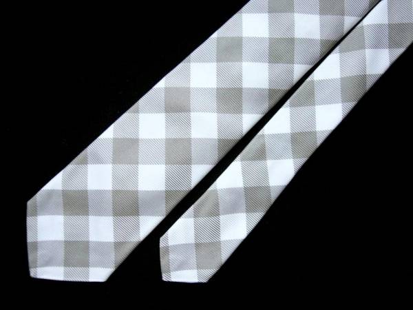 新品 [送料込] ブラックフリース シルク100% ギンガムチェック スリム ネクタイ BLACK FLEECE Large Gingham Tie ブルックスブラザーズ_共通の画像を使っています。