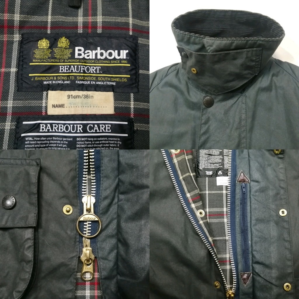 special 80s Barbour beaufort c36 ターコイズ ネイビー バブアー