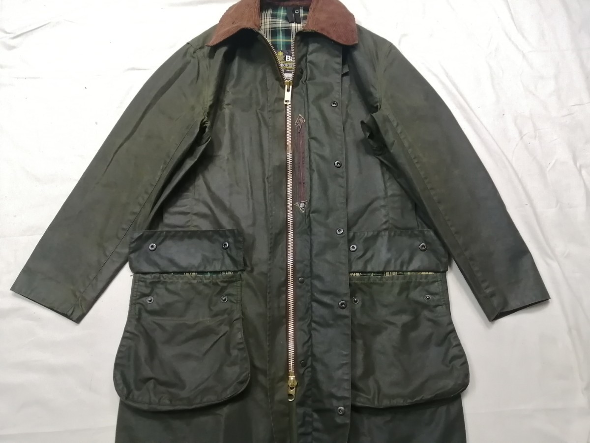 Mint”80s Barbour BORDER c36 1985 デッドストック バブアー ボーダー