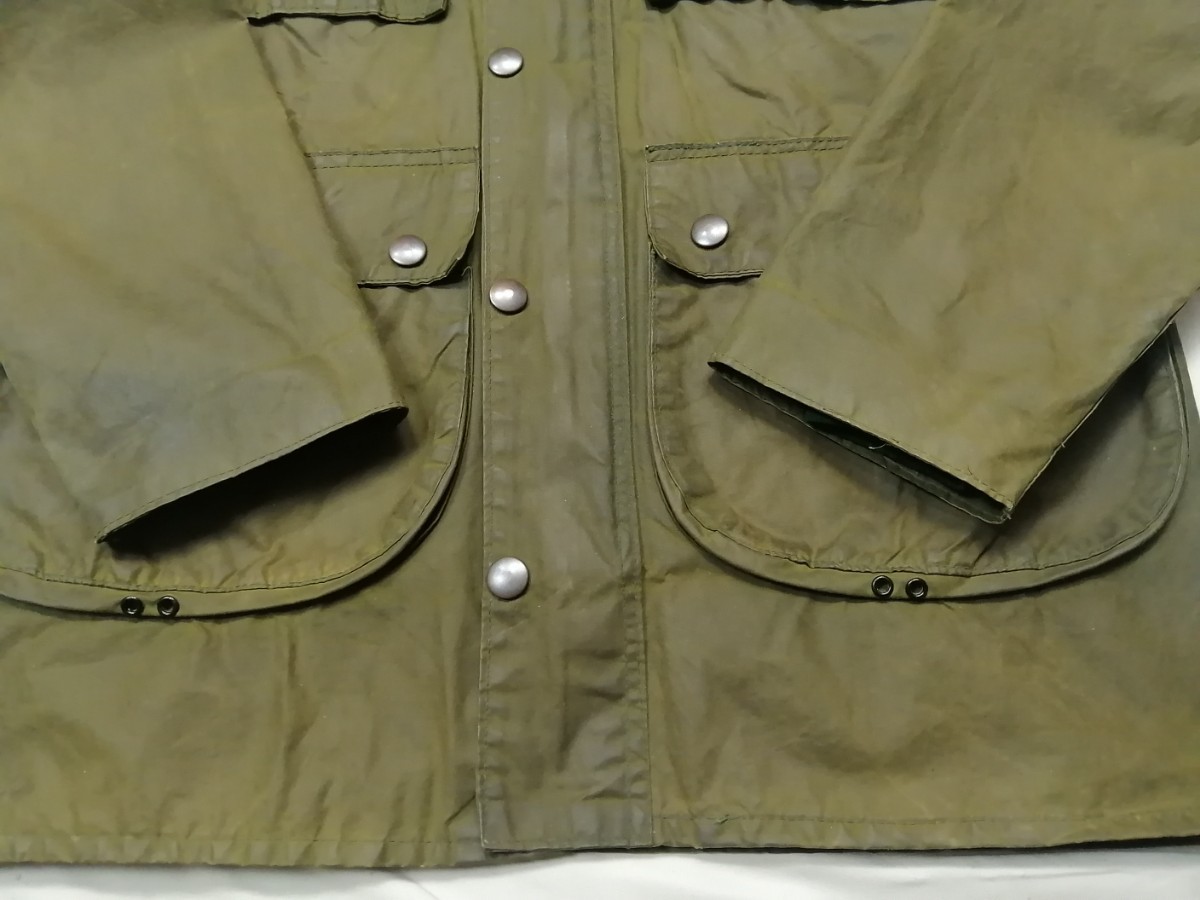 80s Barbour bedale　バブアー　ビデイル　4ポケット　c36 2クラウン　2クレスト　YKK棒ジップ