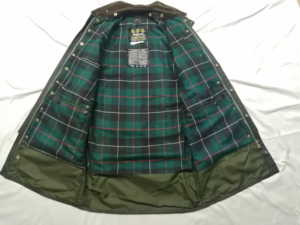 Vintage Barbour northumbria c38 80s 90s バブアー ノーザンブリア