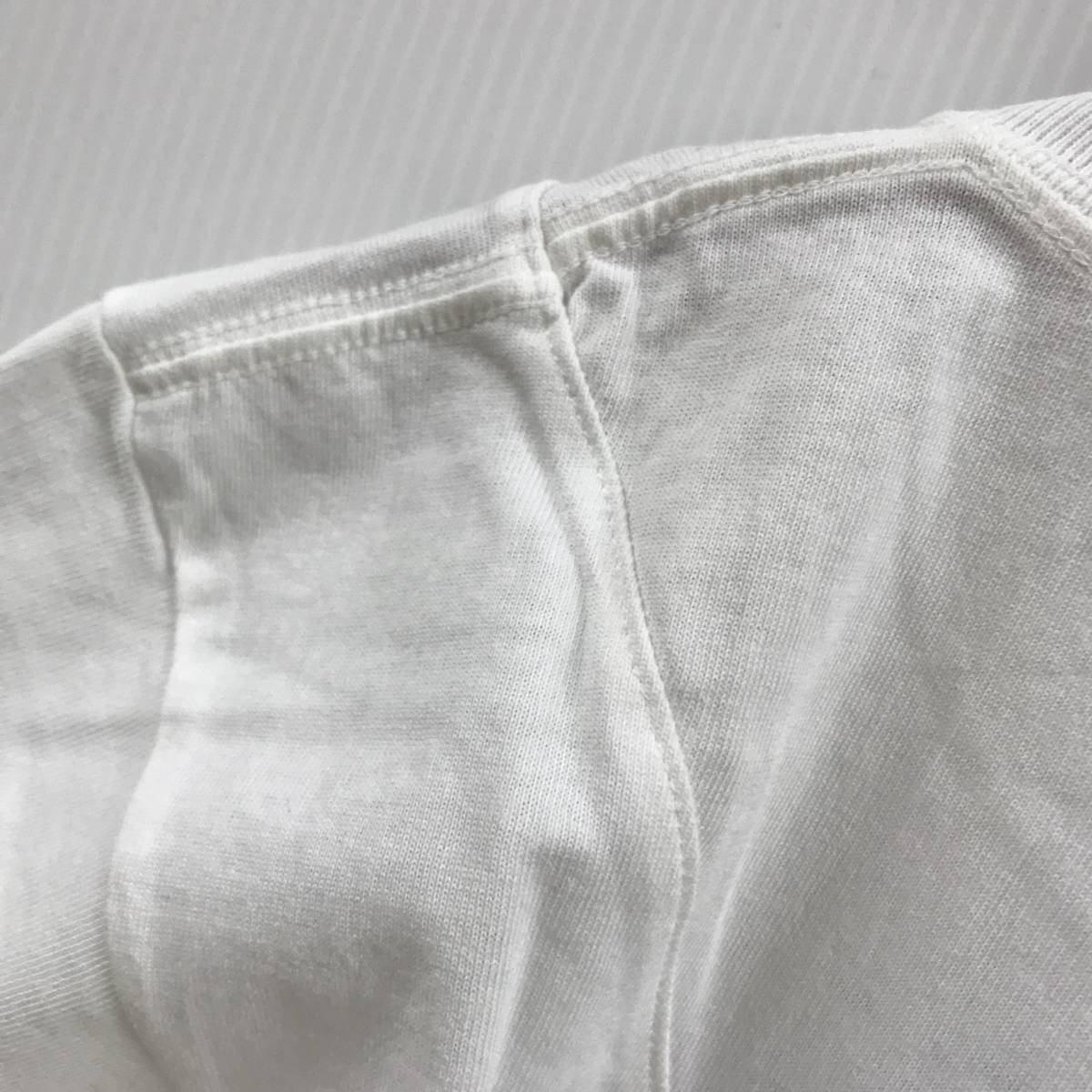 未使用 /L/ JACKROSE ホワイト Tシャツ 半袖 メンズ レディース カリフォルニア 切り替え キリカエ タグ カジュアル フェス ジャックローズの画像9